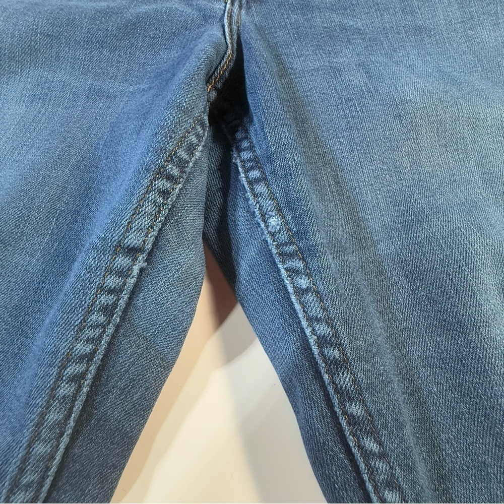 Carhartt Straight Leg Jeans Blue Denim Women’s 10 Short Stretch Relaxed Fit - Picture 7 of 8